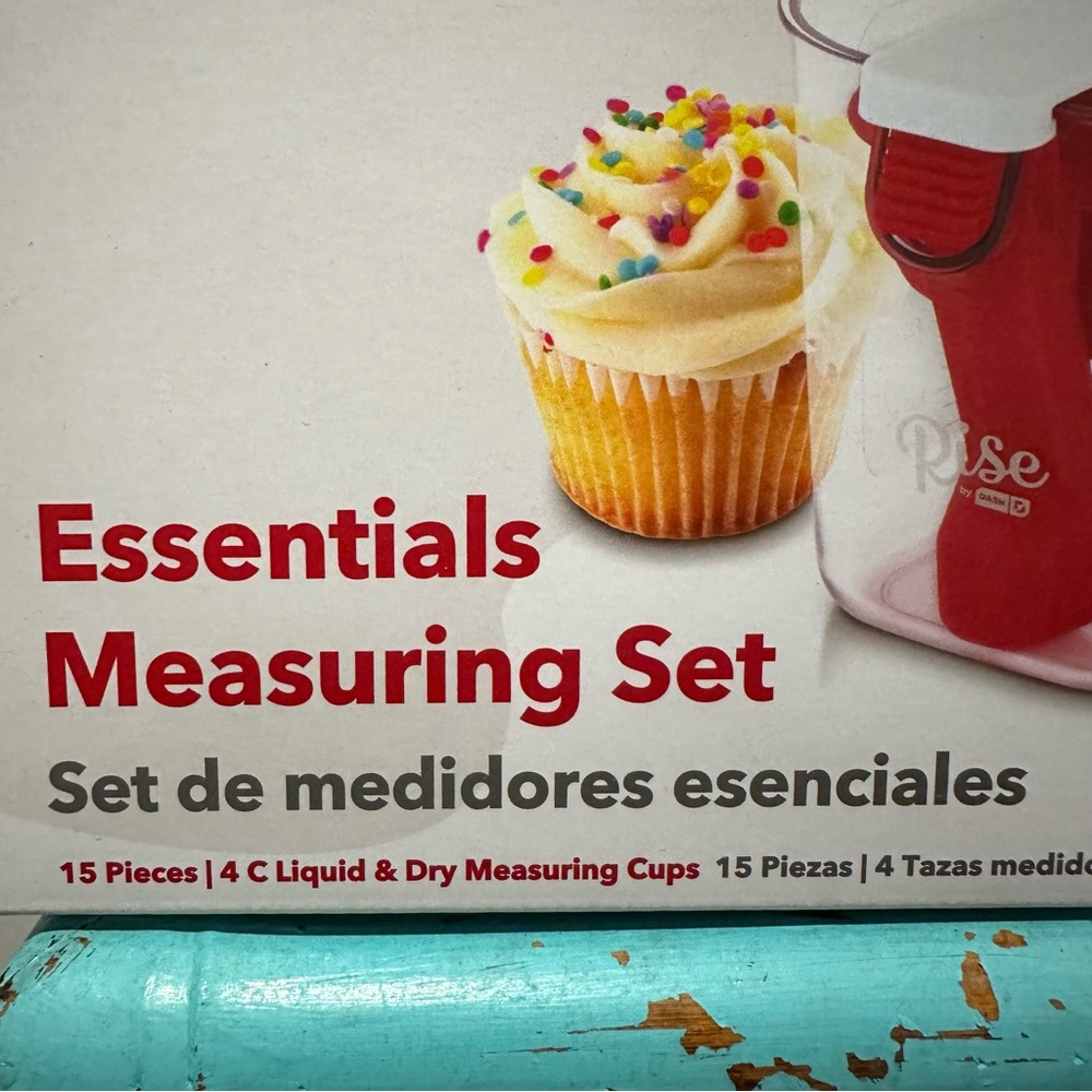 NEW Rise by Dash Essentials Measuring Set Red - Picture 2 of 8